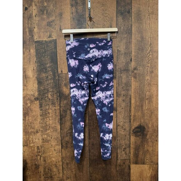 Lululemon Align High-Rise Pant 25" Circulate Tie Dye Mineral Blue Multi SZ 6 EUC - Picture 3 of 6